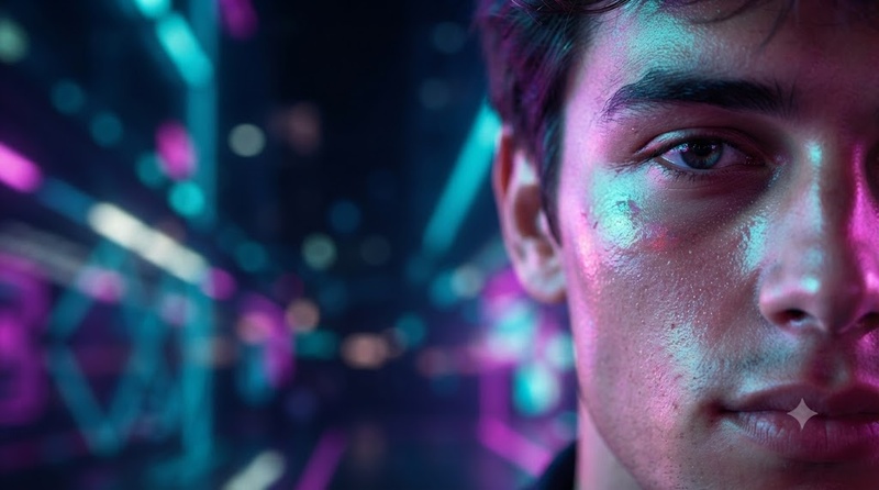 neon edge image