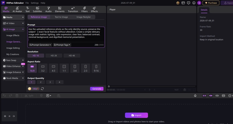 put AI prompt deceased loved one to rdimakor