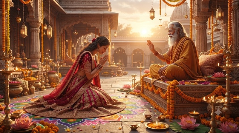 traditional indian courtyard