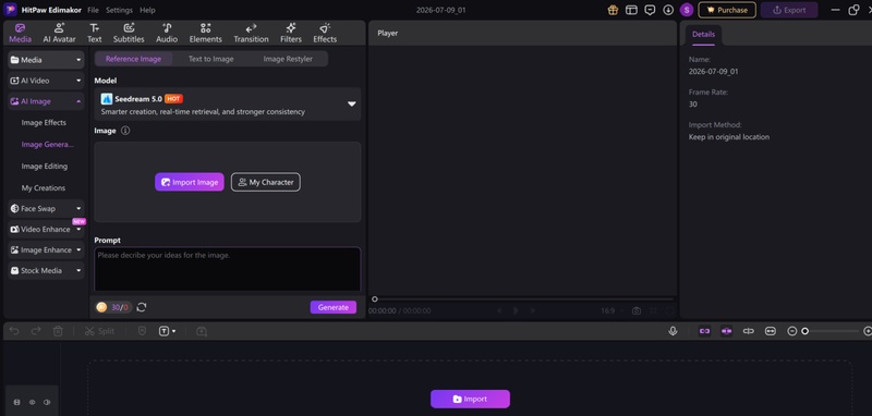 use editmaker ai image generator
