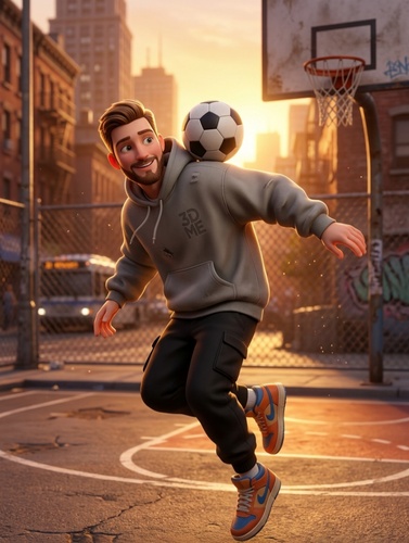 3d Cartoon Football Avatar Life Settings
