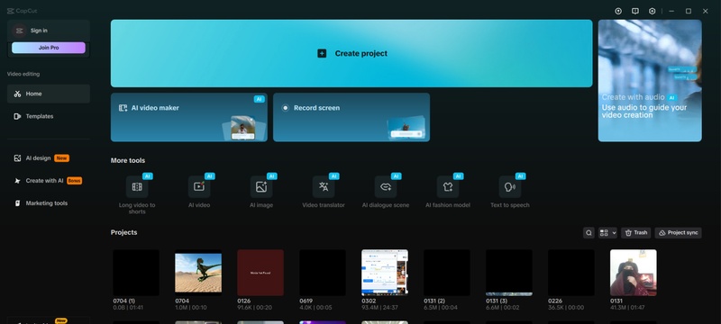 capcut social media video editor