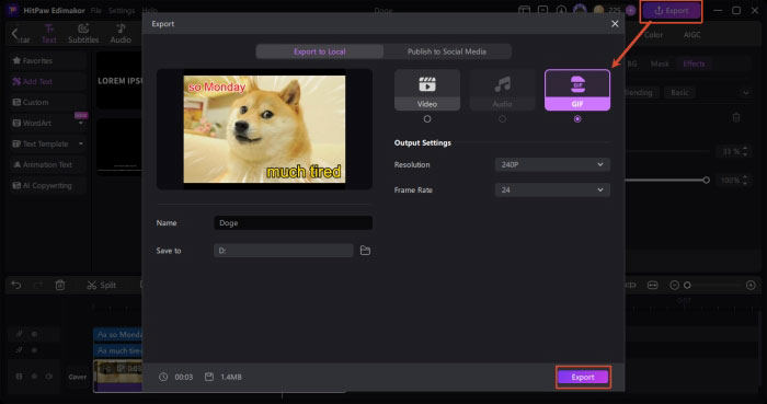 edimakor gif export