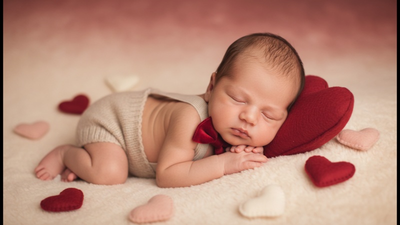 Infant Valentine Photo Ideas