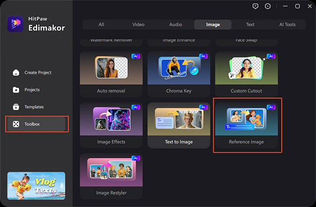 step 2a edimakor image toolbox