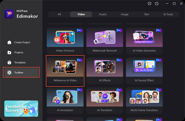 step 3 a edimakor video toolbox