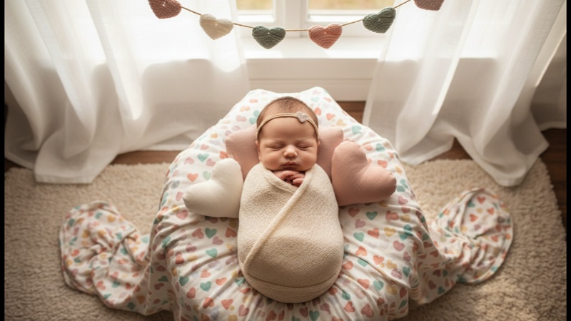 valentine photoshoot ideas for baby boy at home