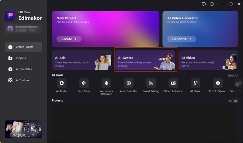 Access Edimakor Ai Avatar Video Generator