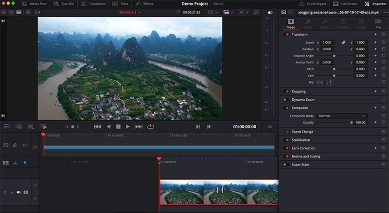 DaVinci Resolve color grading tools