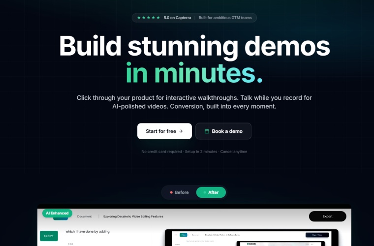 deckoholic ai avatar tool interface