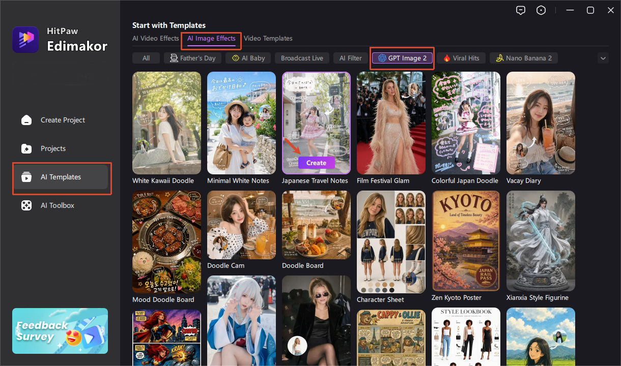 edimakor gpt image templates step 1