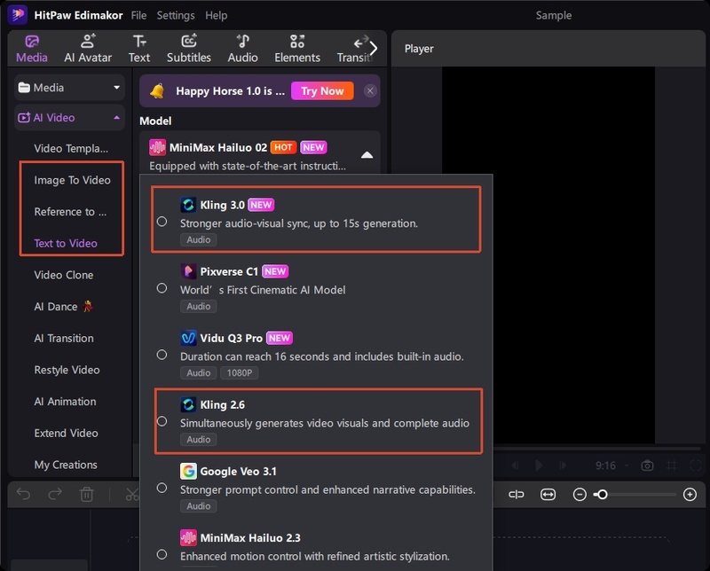 Edimakor Kling Ai Video Generator