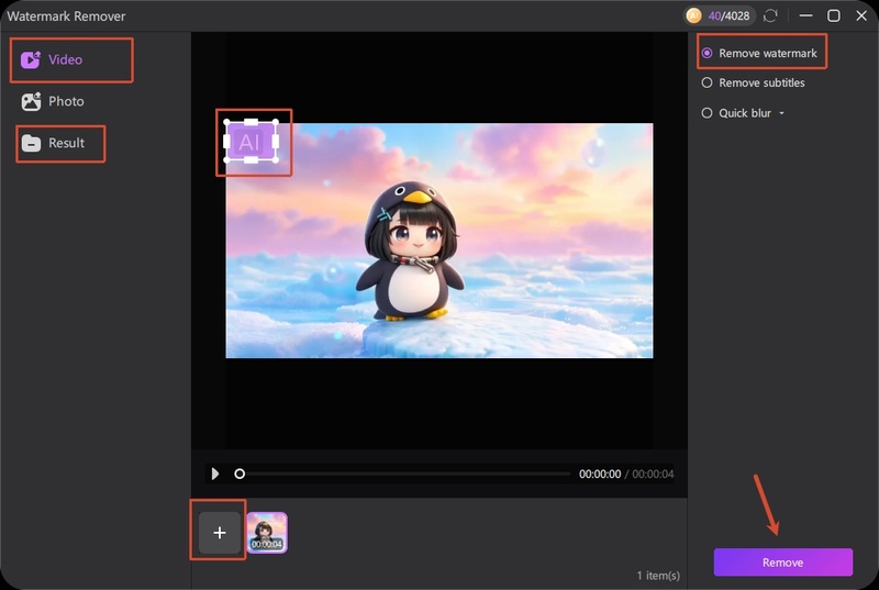 Edimakor Remove Watermark Import Videos
