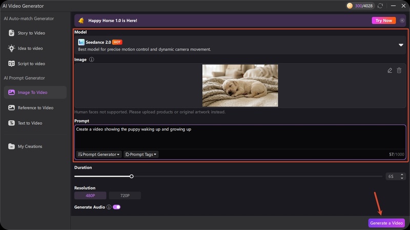Edimakor Watermark Free Seedance 2 Video Generator