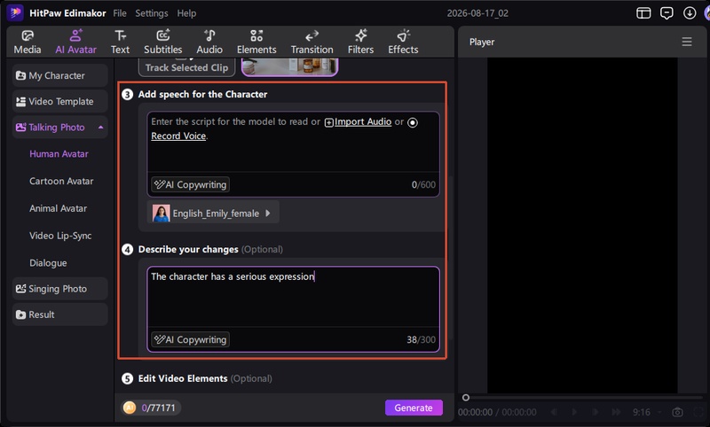 Finish Ai Avatar Videos in Edimakor