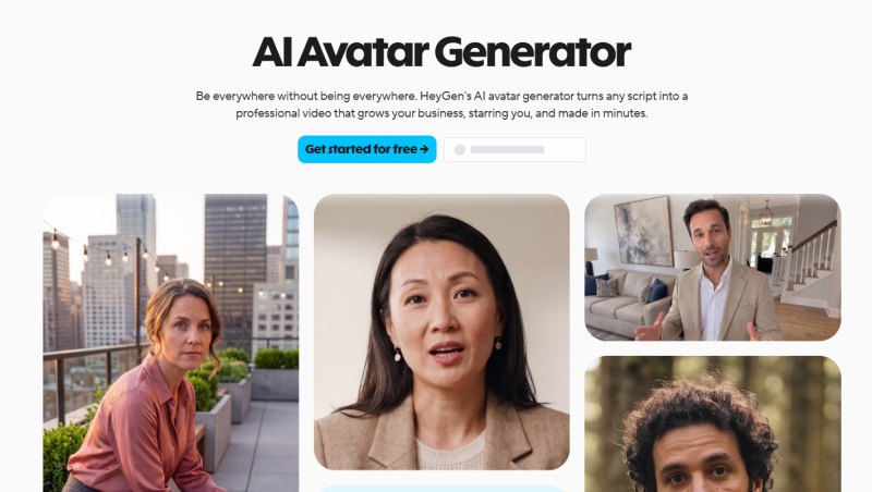heygen ai avatar tool interface