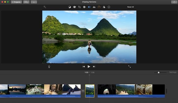 iMovie video editor for Mac