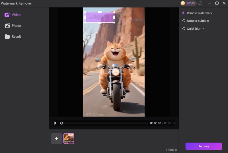 importing media into hitpaw edimakor watermark remover