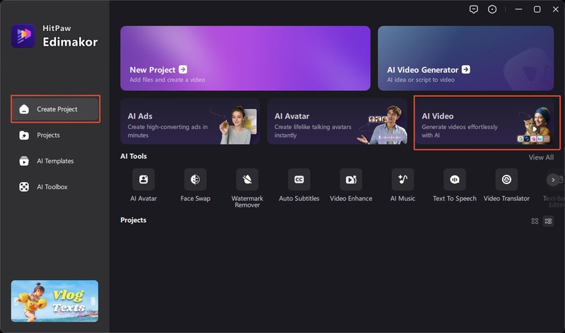 Open Edimakor Ai Video Generator