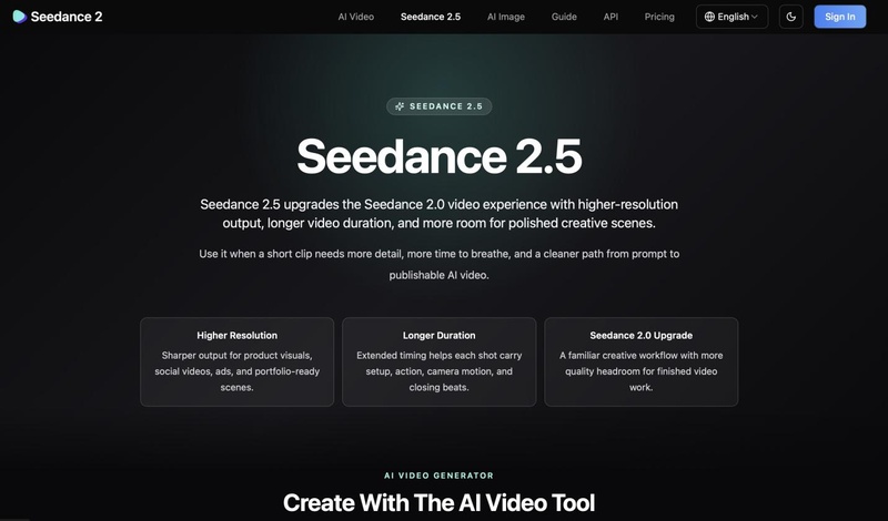 Seedance Overview