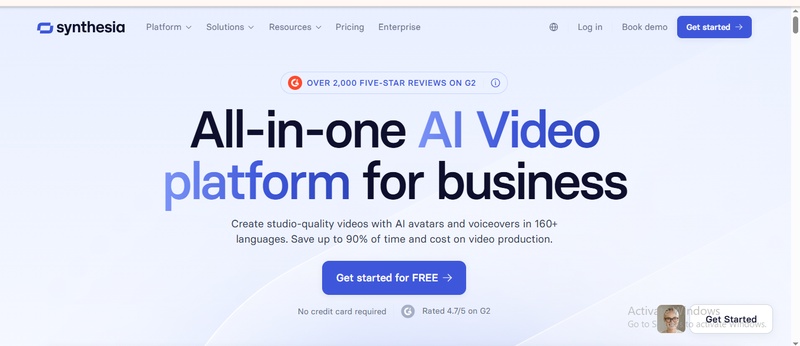 corporate ai presenter videos