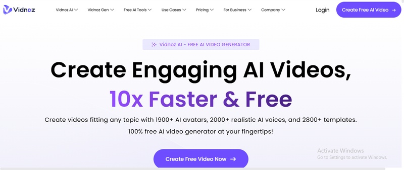 free ai video creation