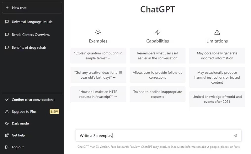 ChatGPT를 사용한 대본 작성