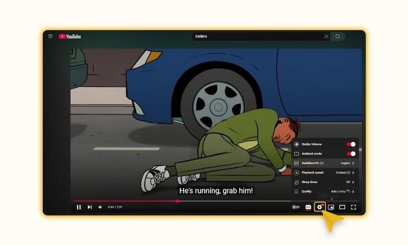auto translate for youtube cover