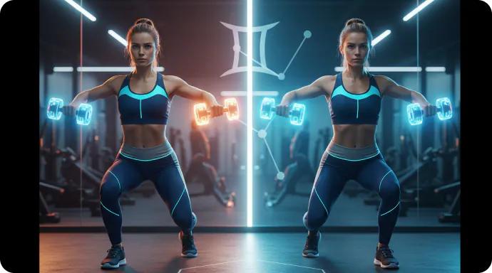 gemini gym photo prompt cover