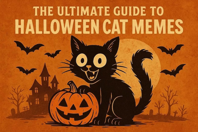 halloween cat meme cover