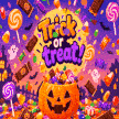 ハロウィンのお菓子GIF
