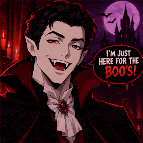 ハロウィン吸血鬼GIF