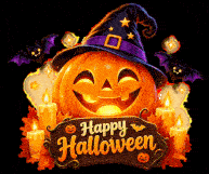 ハッピーハロウィンGIF