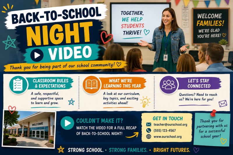 Back to School Night Video Thumbnail