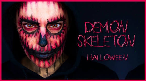 demon makeup halloween