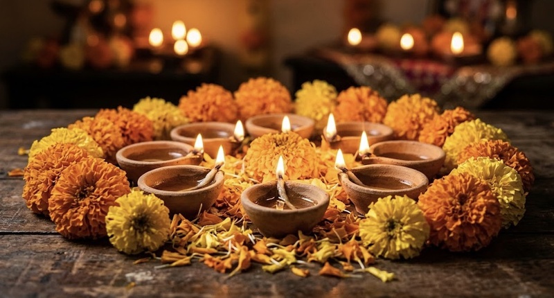 diwali ai image prompts for decorative background