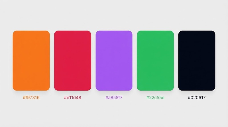 halloween color palette