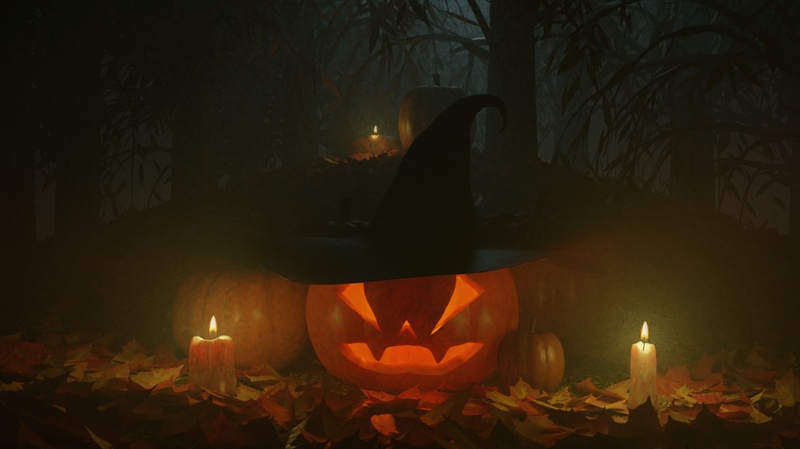 halloween pumpkin filter