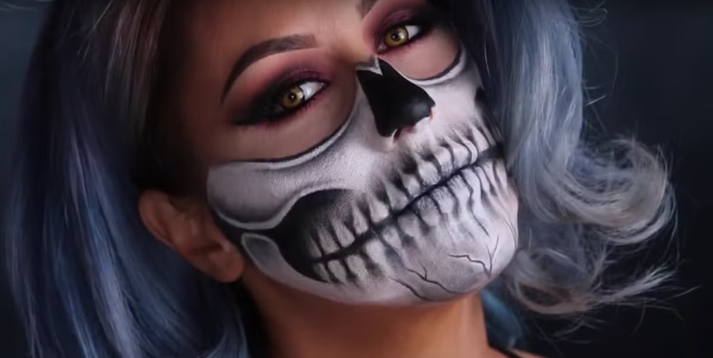 skeleton makeup halloween