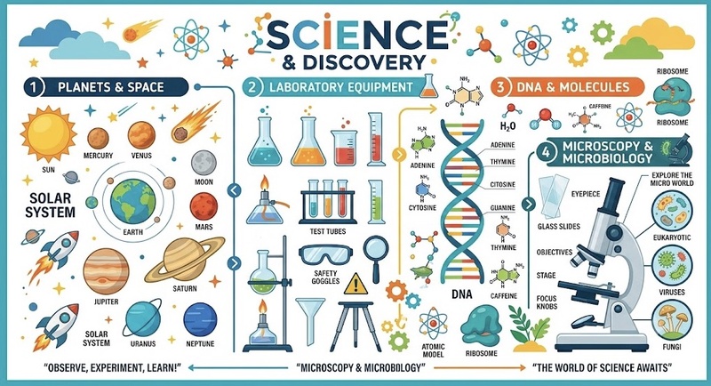 subject based educational classroom poster