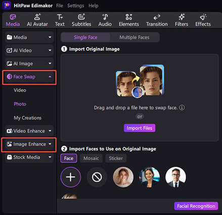 outros recursos de edição de imagem do edimakor