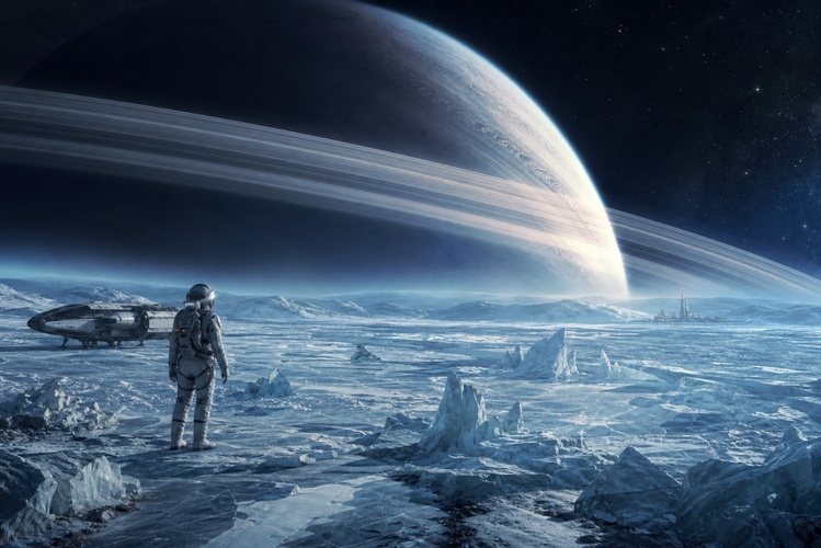 alien ringed planet