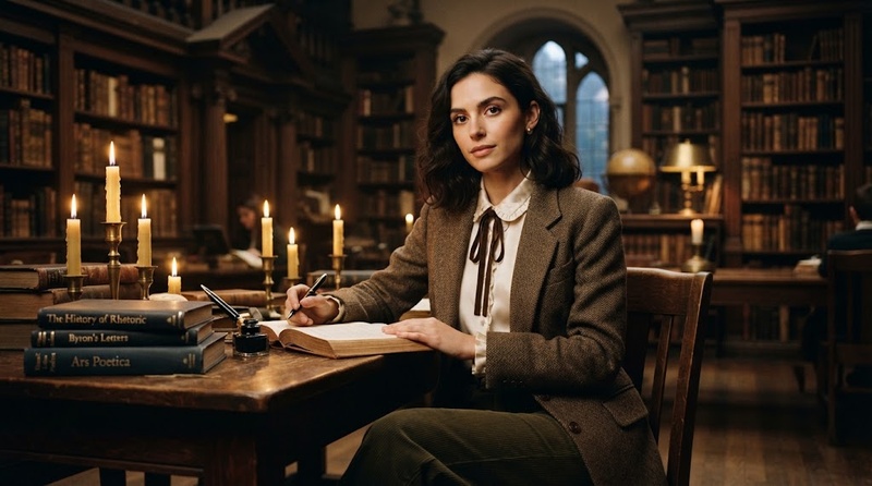 dark academia girlfriend