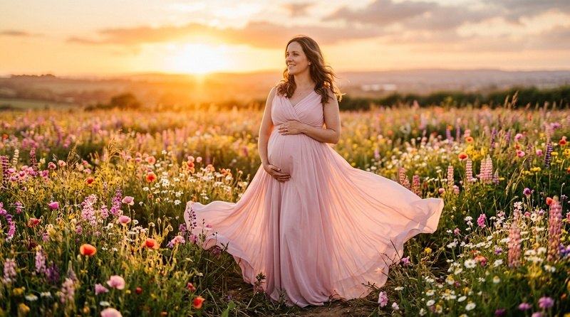 dreamy sunset outdoor
