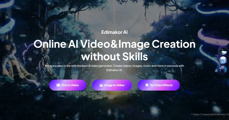 edimakor ai thunderstorm generator