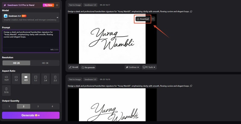 generated edimakor ai signature