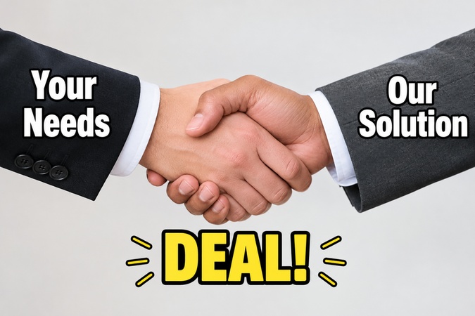 grasping hands agreement meme