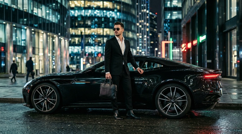 luxury car photoshoot