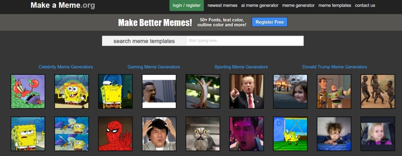 make a meme 2 pictures