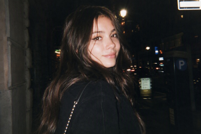 밤 거리 일회용 카메라